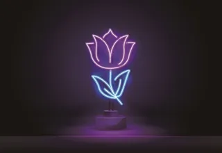 复古霓虹灯模板