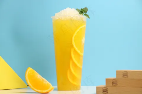 清凉夏日夏天饮品摄影图片