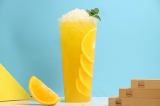 清凉夏日夏天饮品摄影图片