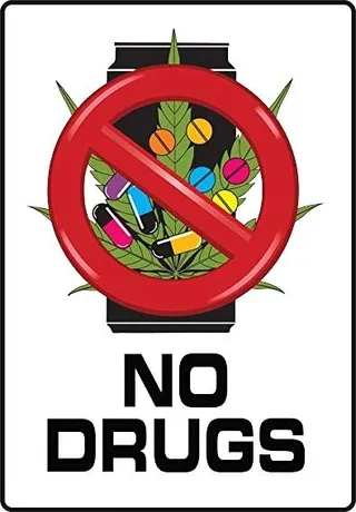 没有毒品 PNG免抠
