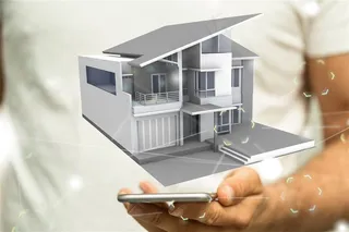 立体3D别墅建筑模型高清图片