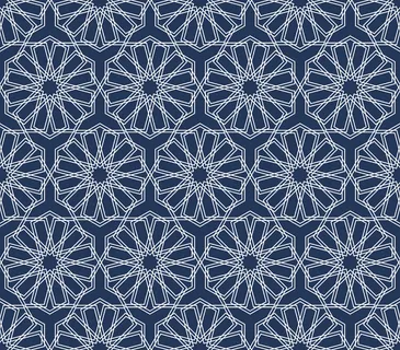 古典线条底纹蓝色设计背景