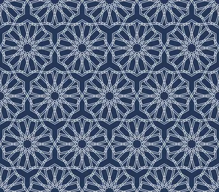 古典线条底纹蓝色设计背景