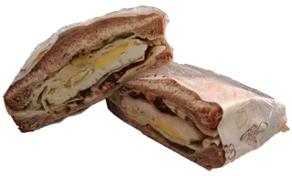 全麦黑麦面包吐司煎蛋烘焙包菜切开三明治牛油果煎蛋免抠摄影元素素材