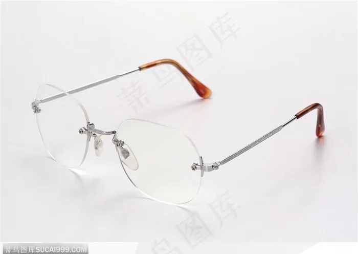 办公用品-斜放的眼镜