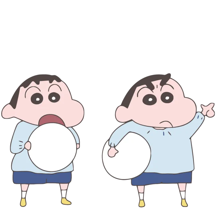 蜡笔小新可爱人物免扣素材