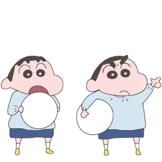 蜡笔小新可爱人物免扣素材