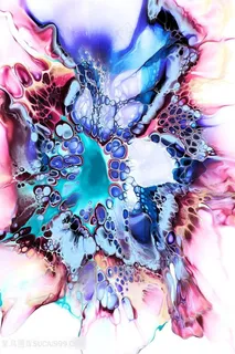 水彩彩色水墨抽象艺术挂画 水彩彩色水墨抽象艺术挂画