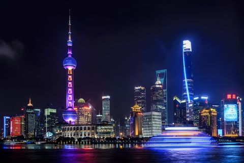 上海外滩夜景图片