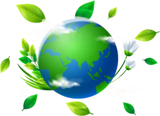 蓝色大气地球一小时免扣素材