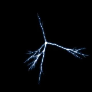 形状奇怪的闪电