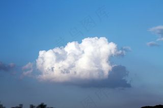 蓝天白云团图片