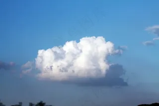 蓝天白云团图片