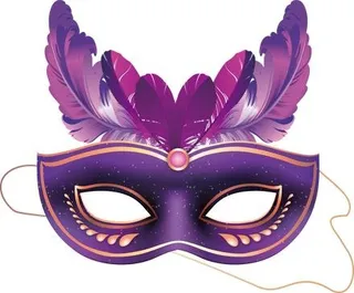 嘉年华面具 PNG免抠