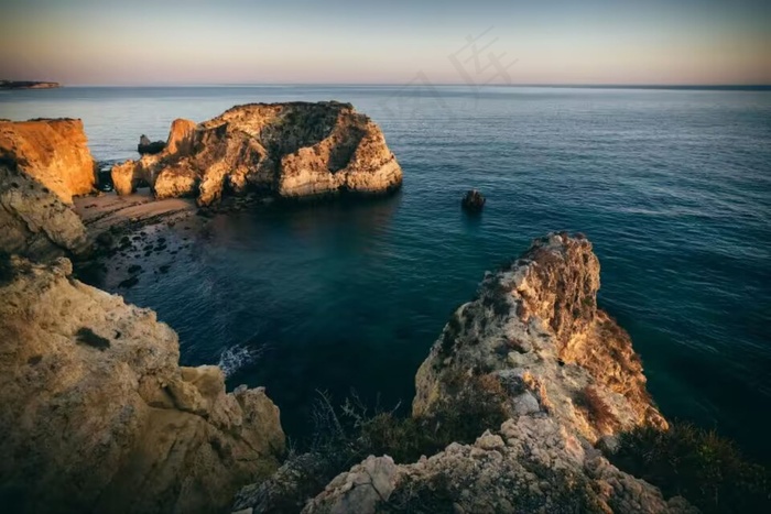 海坝边的风景