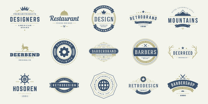 设计勋章标志素材