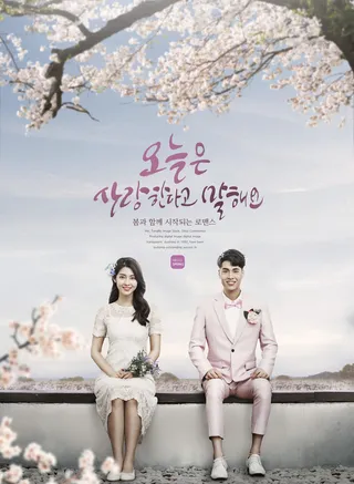 韩式浪漫爱情海报