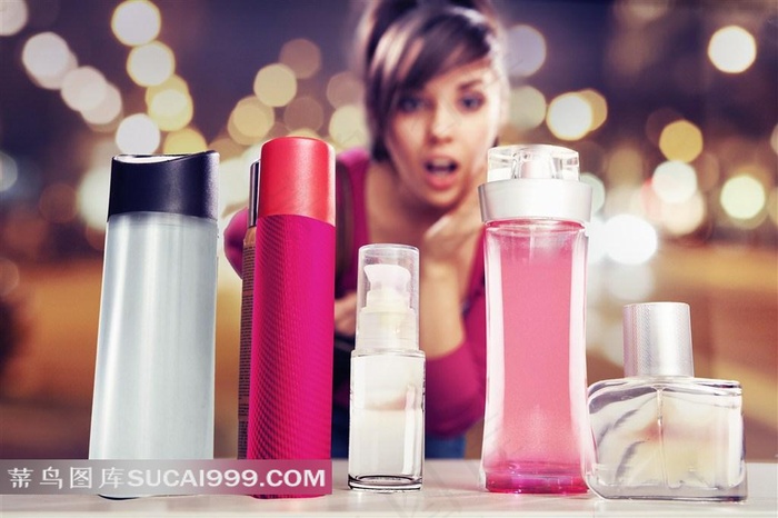 女性化妆品摄影图片