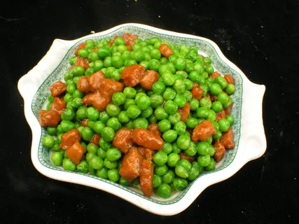 1783鲜豌豆炒牛柳