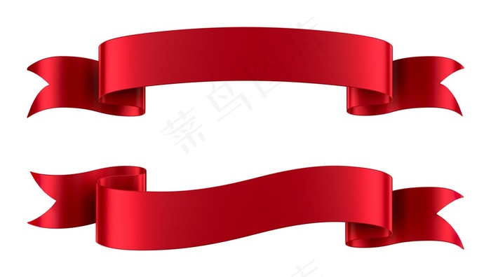 精美红色丝带