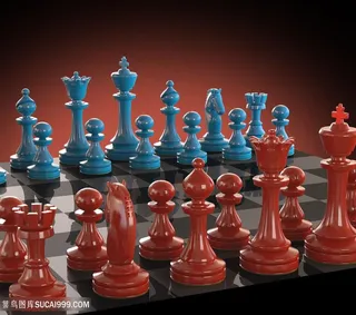 国际象棋特写高清图片