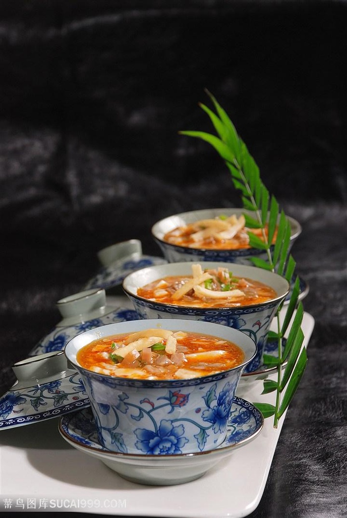 老成都豆花牛肉中华美食摄影图