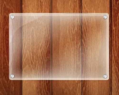 公司透明牌匾psd模版下载