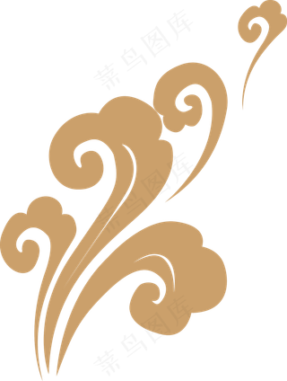 中式传统祥云中国风古典水纹吉祥图案免抠