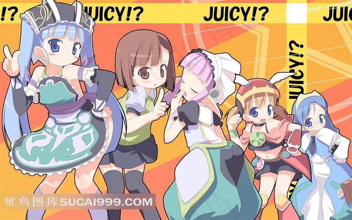 枪手小红帽漂亮可爱的美女插画