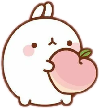 吃桃子兔子兔年