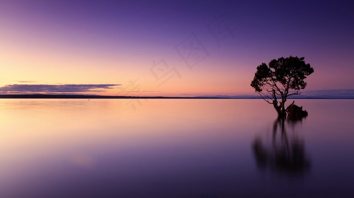 背景黄昏夕阳大气