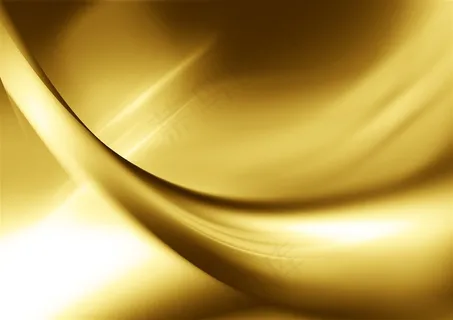 金色渐变动感曲线背景高清图片 金色渐变动感曲线背景高清图片