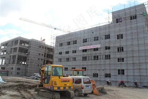 外墙保温施工现场图片