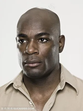 宣传画册广告素材 成熟的外国男性面部特写