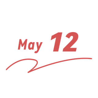 日期标签样式    红色 免抠