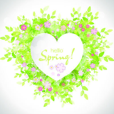 欢迎春天开花素材