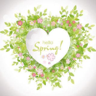 欢迎春天开花素材