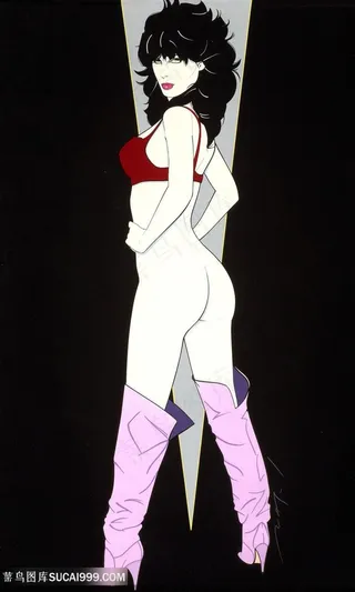 帕特里克安吉尔手绘性感比基尼美景插画