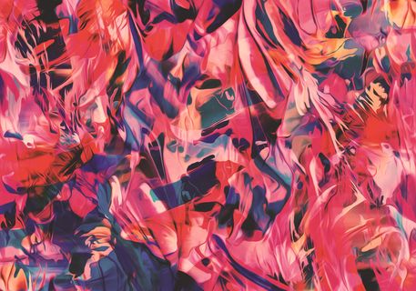 抽象艺术油漆颜料混色流体简笔背景