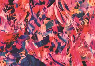 抽象艺术油漆颜料混色流体简笔背景