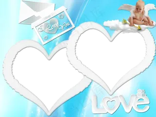 爱心相框素材图片下载