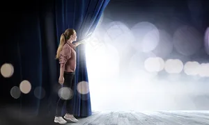 幕布高清摄影素材图片