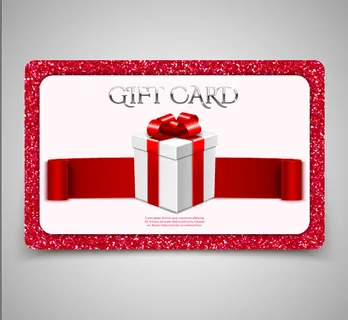 设计礼物卡素材