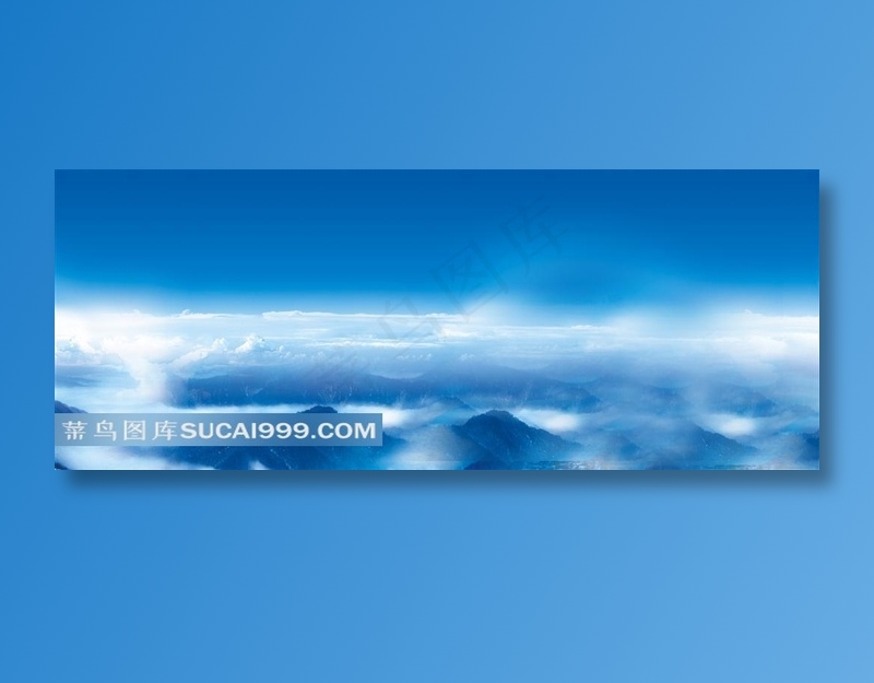 飞机航拍山峰风光高清图片