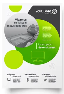 包装宣传册设计模板传单页抽象商务宣传册A4模板创意封面趋势宣传