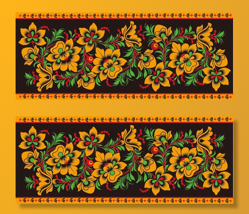 中式传统植物纹样