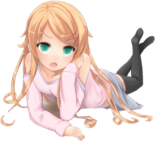 躺姿女孩人物卡通简笔