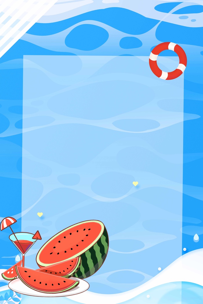 夏天 夏日背景psd模版下载