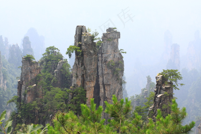 张家界的风景图片