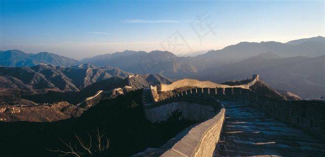 中国长城古迹摄影图片